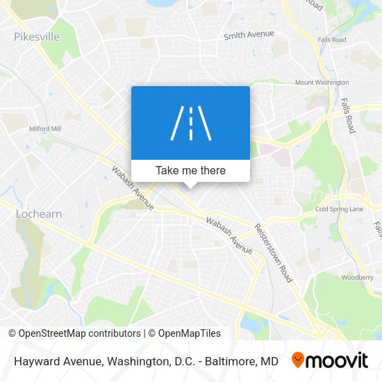 Hayward Avenue map