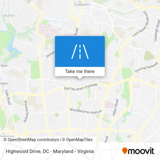 Highwood Drive map