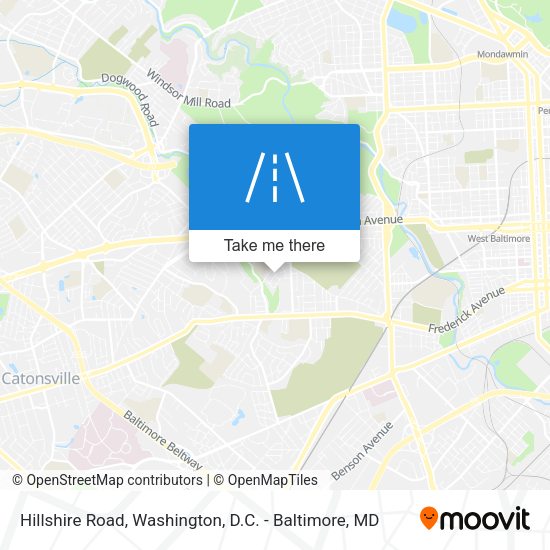 Mapa de Hillshire Road
