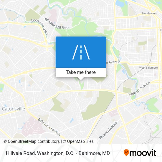 Mapa de Hillvale Road