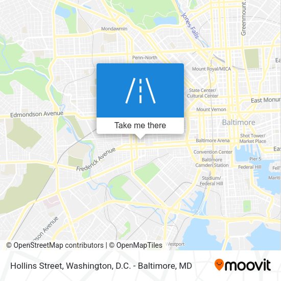 Mapa de Hollins Street