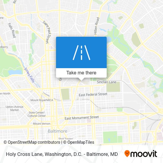 Mapa de Holy Cross Lane
