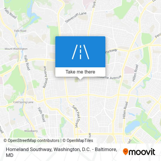 Mapa de Homeland Southway