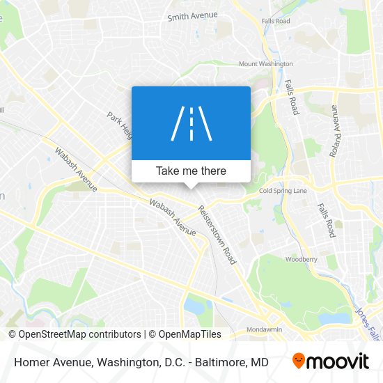 Mapa de Homer Avenue