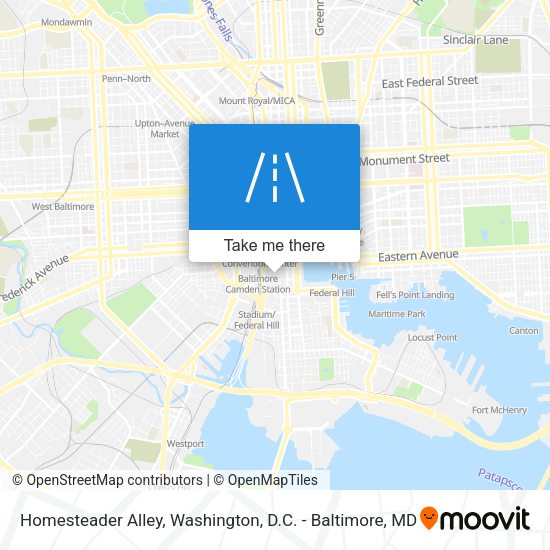 Homesteader Alley map