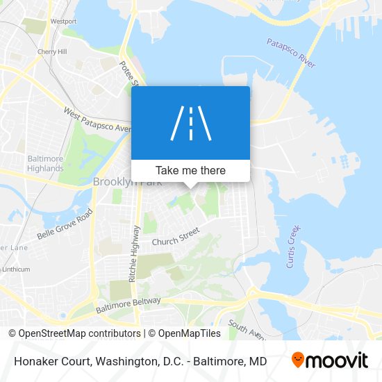 Honaker Court map