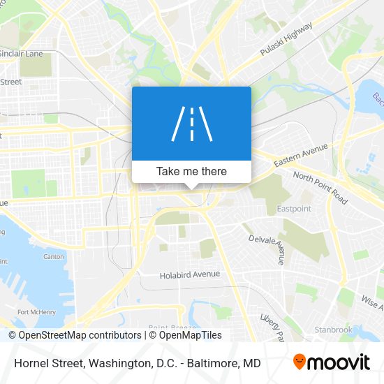 Hornel Street map