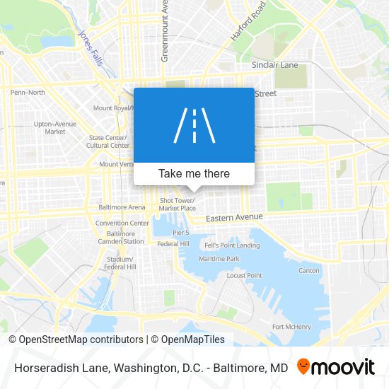 Horseradish Lane map