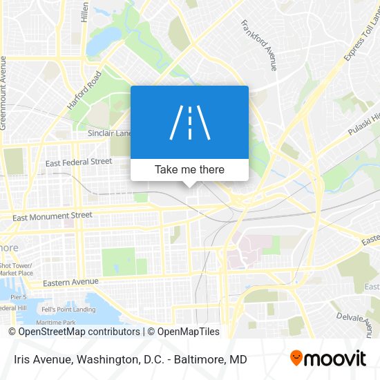 Iris Avenue map