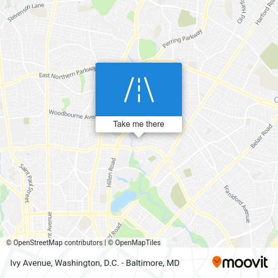 Ivy Avenue map