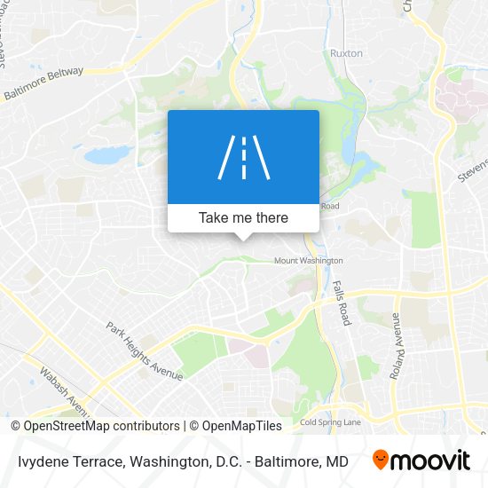 Ivydene Terrace map