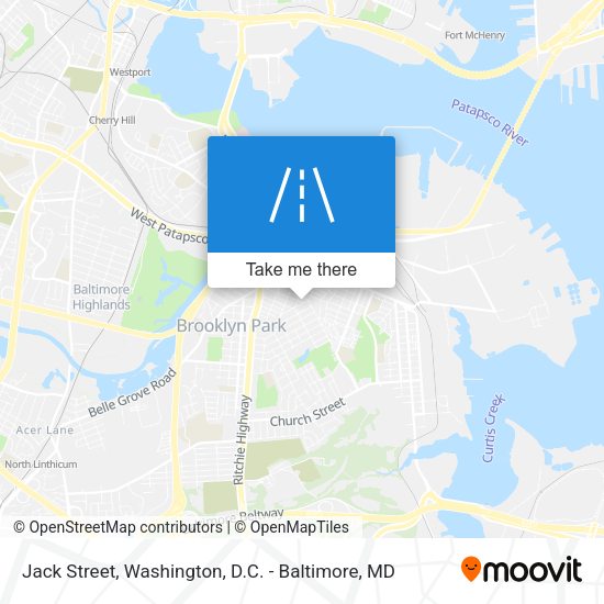 Mapa de Jack Street