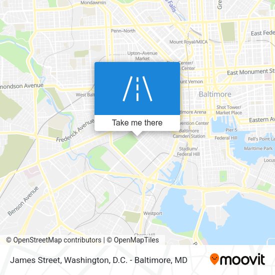 James Street map