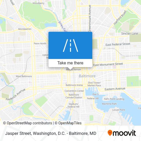Jasper Street map