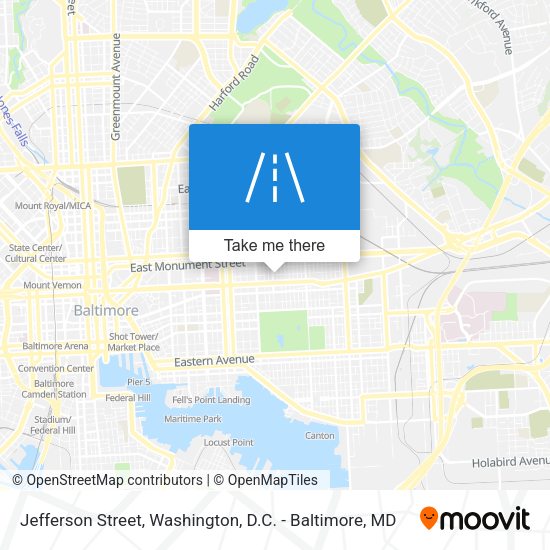 Mapa de Jefferson Street
