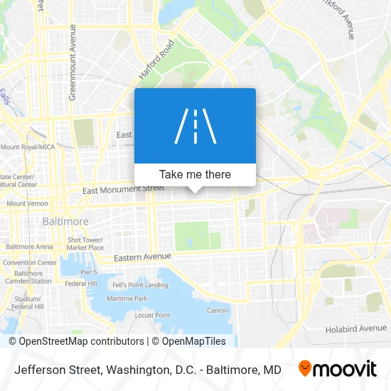 Jefferson Street map