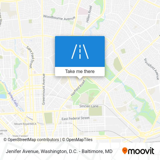 Jenifer Avenue map