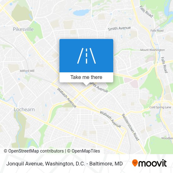 Mapa de Jonquil Avenue