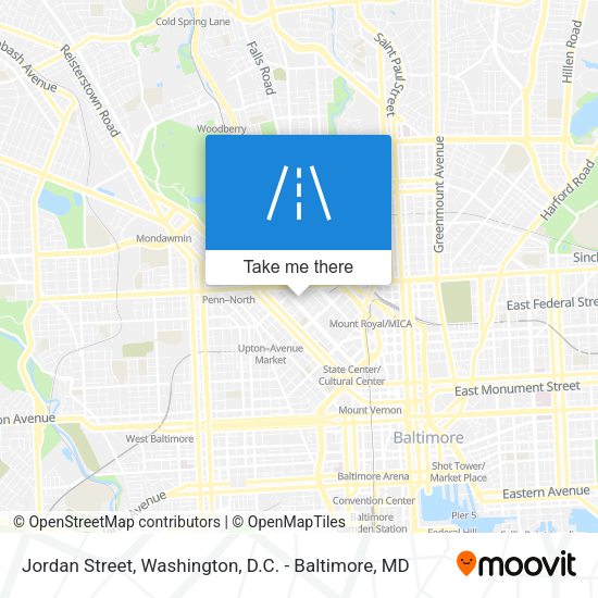 Jordan Street map