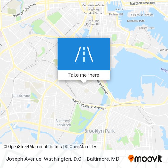 Joseph Avenue map