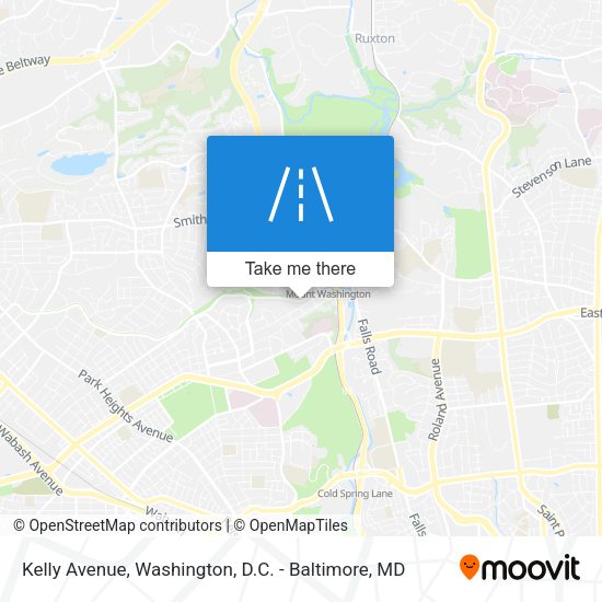 Kelly Avenue map