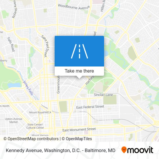 Kennedy Avenue map