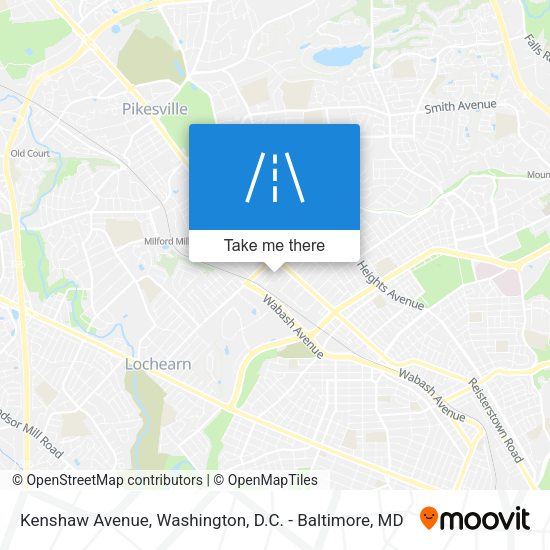 Kenshaw Avenue map