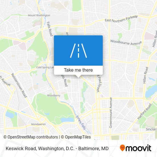 Keswick Road map