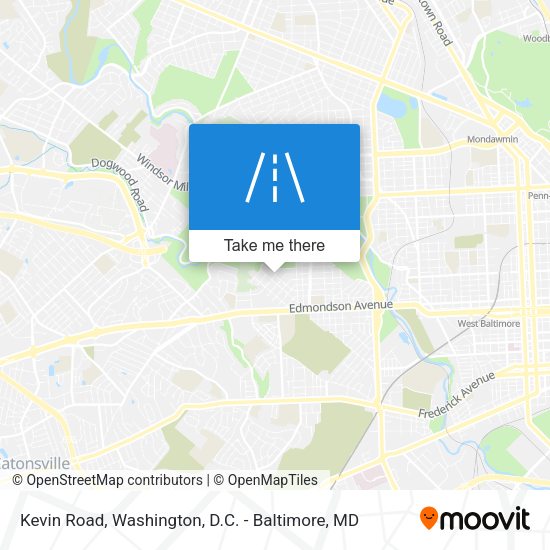 Kevin Road map