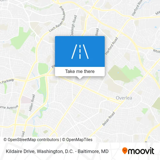 Kildaire Drive map