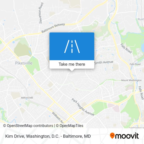 Mapa de Kim Drive