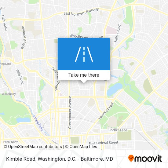 Kimble Road map
