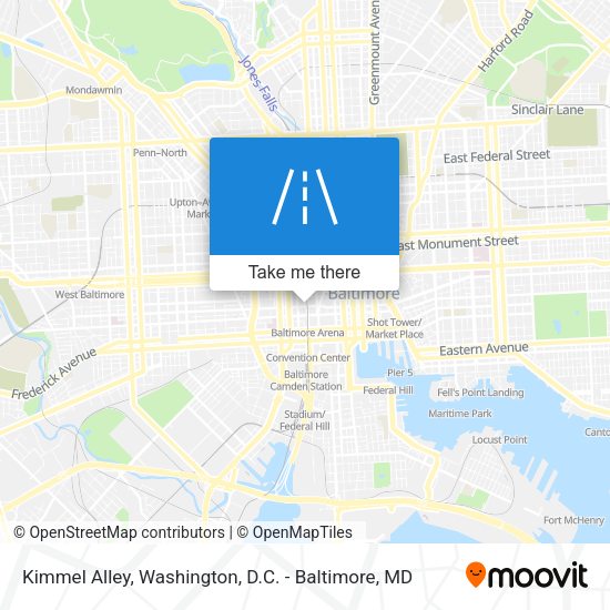 Mapa de Kimmel Alley