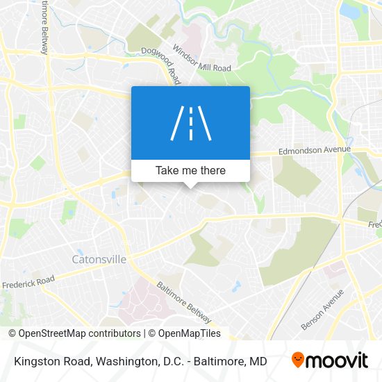 Kingston Road map