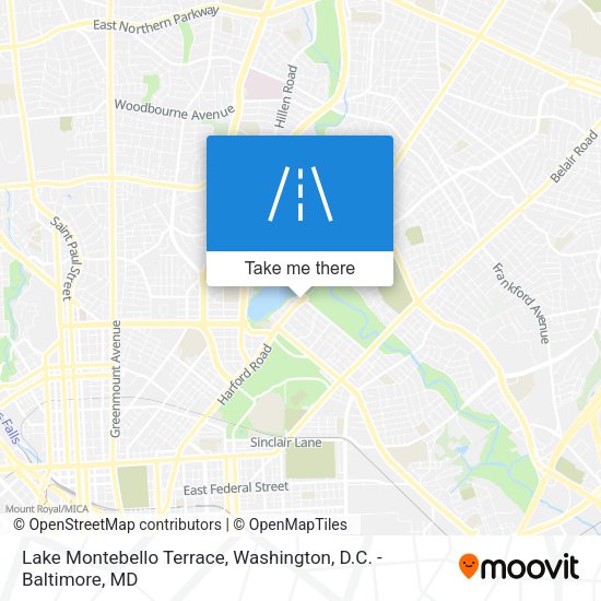 Lake Montebello Terrace map