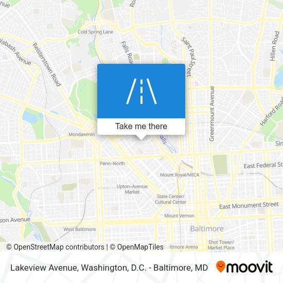 Lakeview Avenue map
