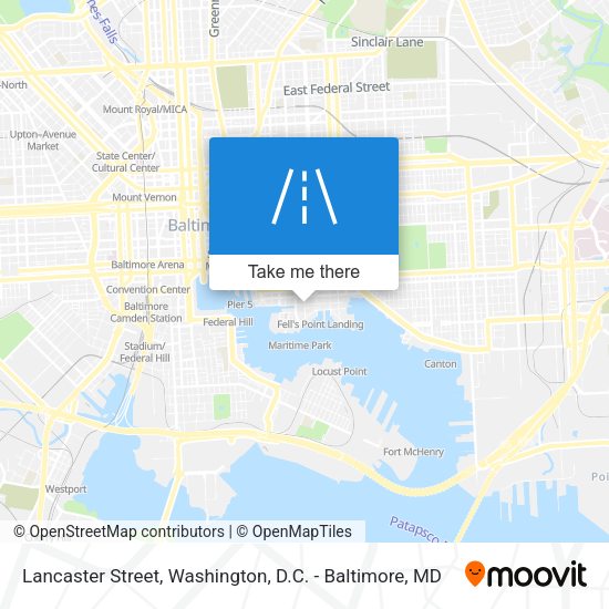 Lancaster Street map