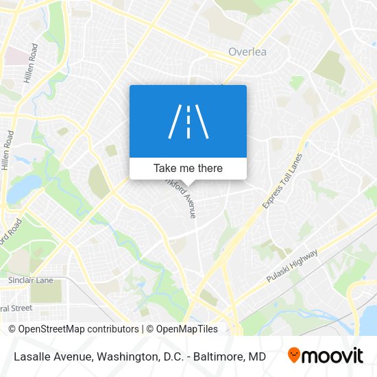 Lasalle Avenue map