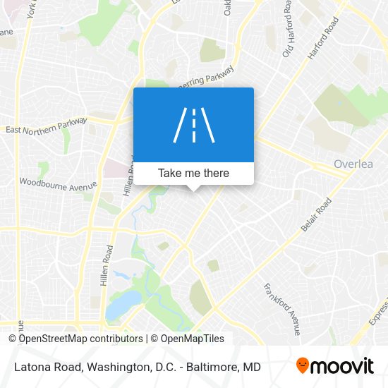 Mapa de Latona Road