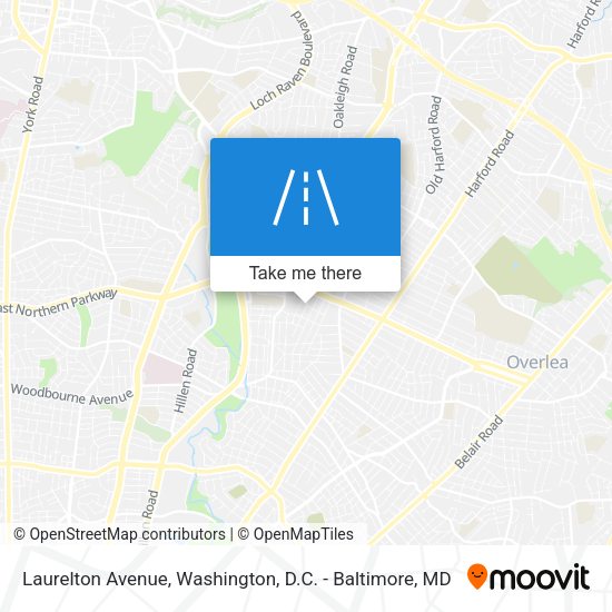 Mapa de Laurelton Avenue