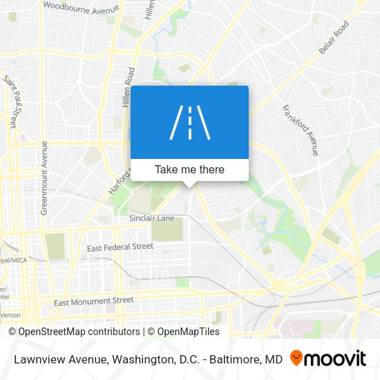 Mapa de Lawnview Avenue
