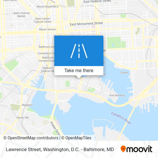 Lawrence Street map