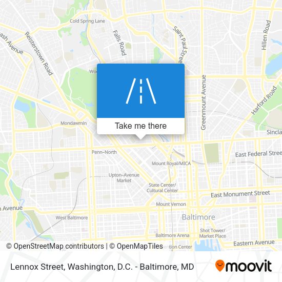 Lennox Street map