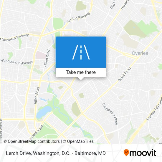 Lerch Drive map