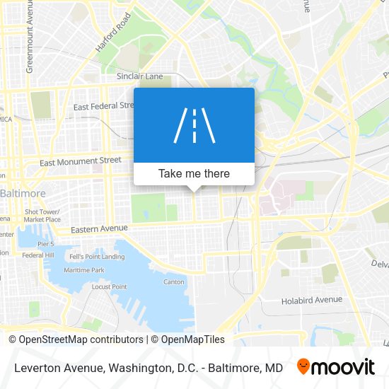 Leverton Avenue map