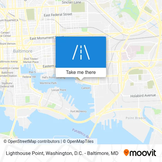 Lighthouse Point map