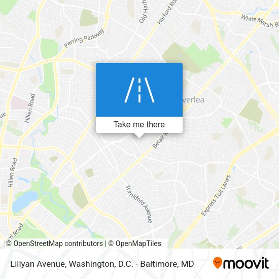 Lillyan Avenue map