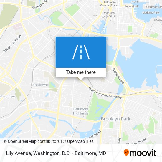 Lily Avenue map