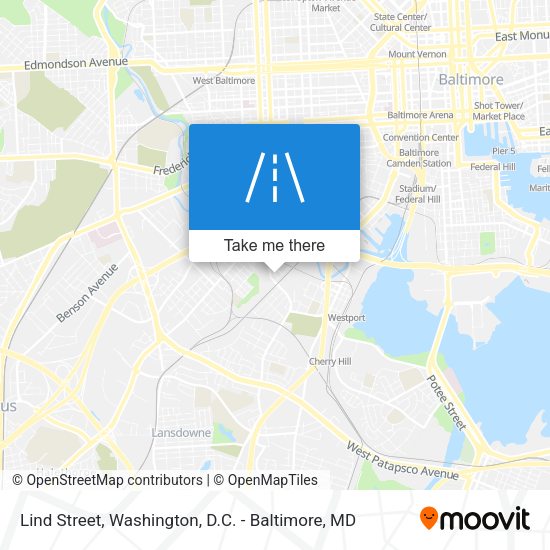 Lind Street map