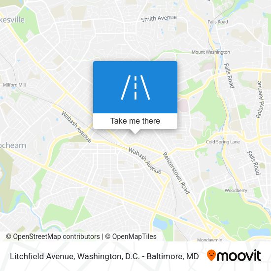 Mapa de Litchfield Avenue